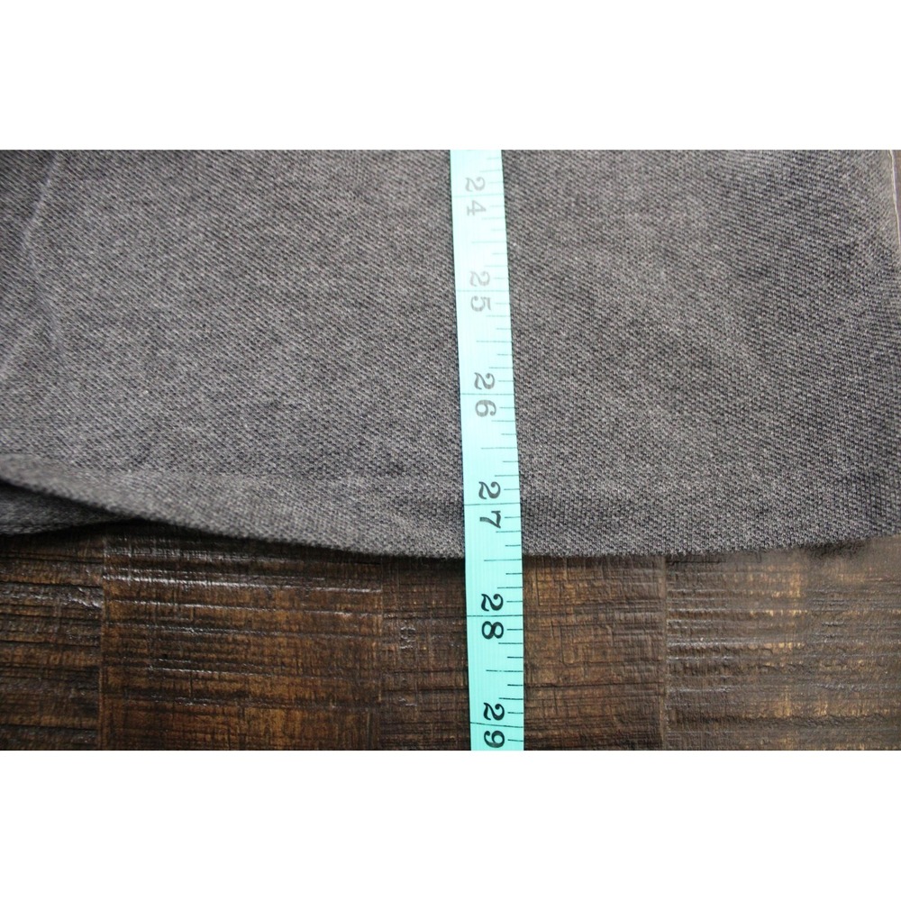 Polo Ralph Lauren Custom Slim Fit Polo Shirt Mens XL Gray Polo Bear Patch - Picture 7 of 10